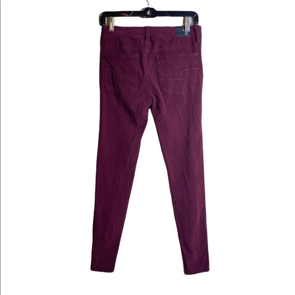 American Eagle Extreme Stretch Legging Maroon - Picture 2 of 9